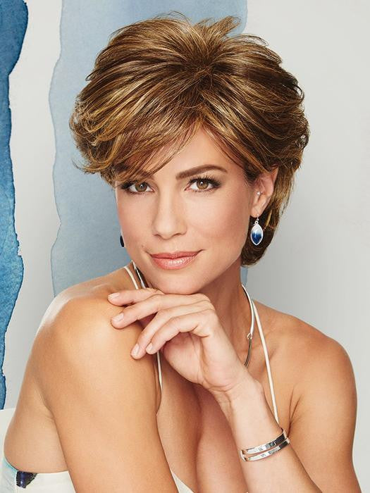 Gratitude Wig by Gabor - Heat-Friendly Cropped Shag Average Cap