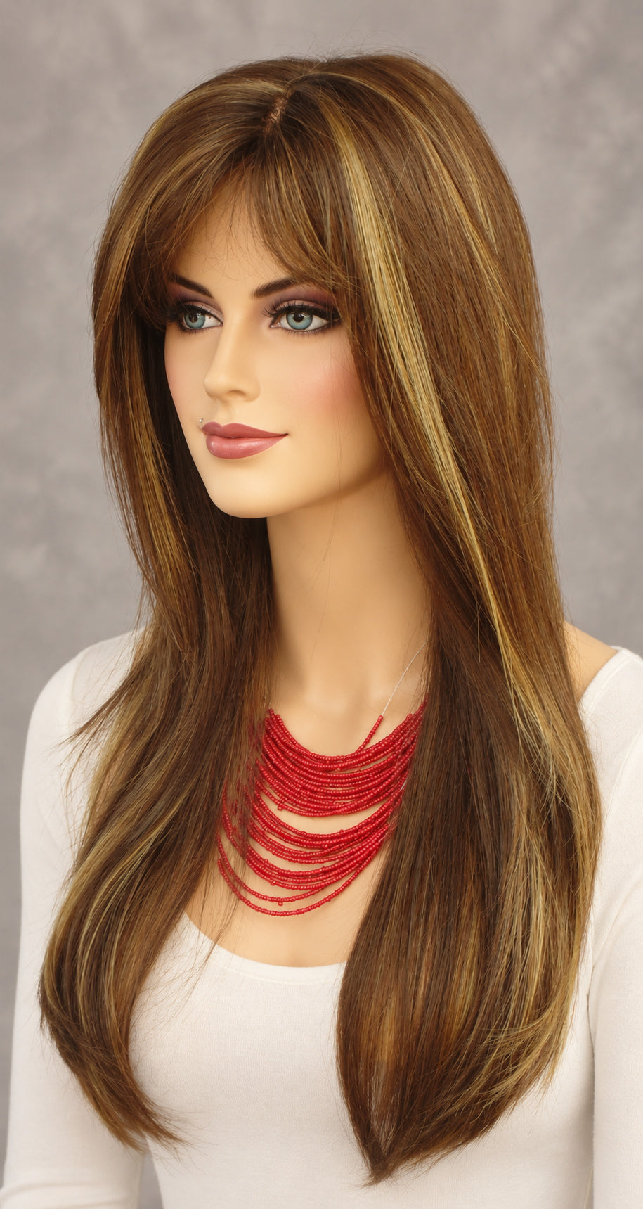 Stevie | Amore | Double Monofilament | Average | Coffee Latte | Synthetic Wig