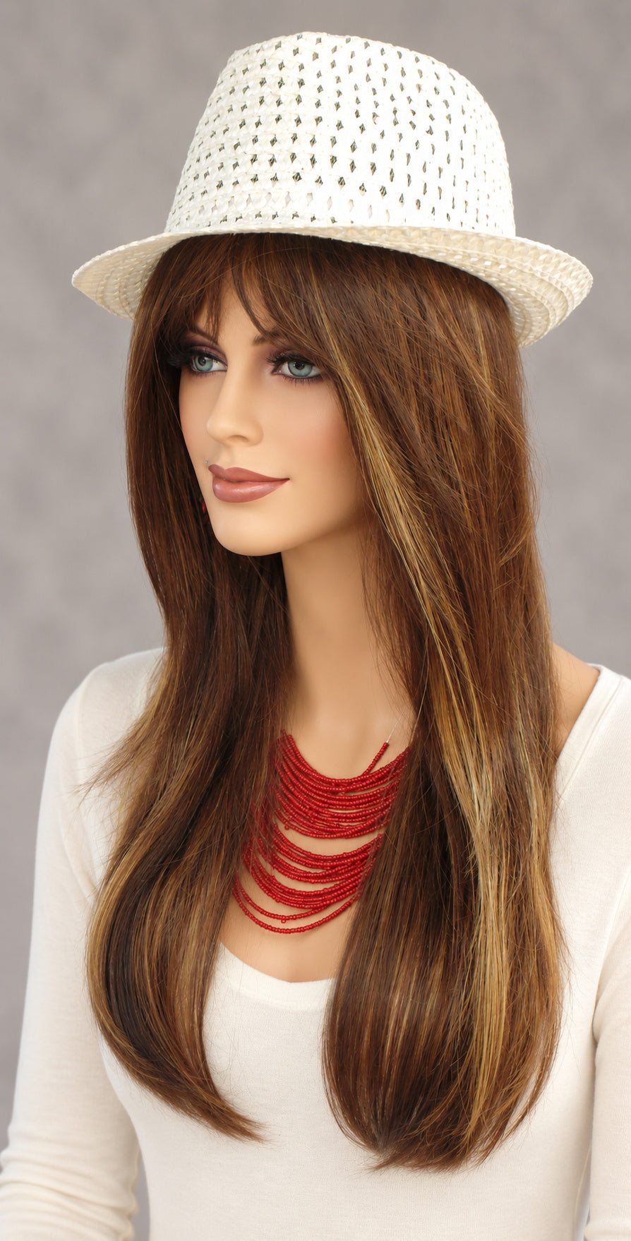 Stevie | Amore | Double Monofilament | Average | Coffee Latte | Synthetic Wig