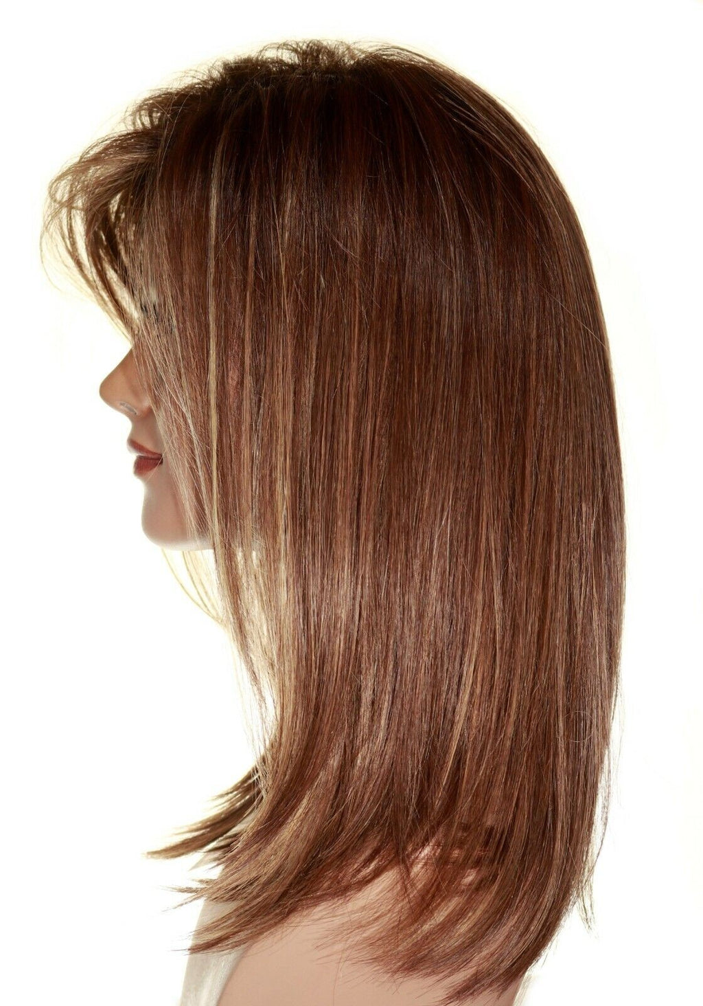 LAINE RENE OF PARIS WIG | ALMOND SPICE R | SLINKY HOT MEDIUM BOB SIDE BANGS