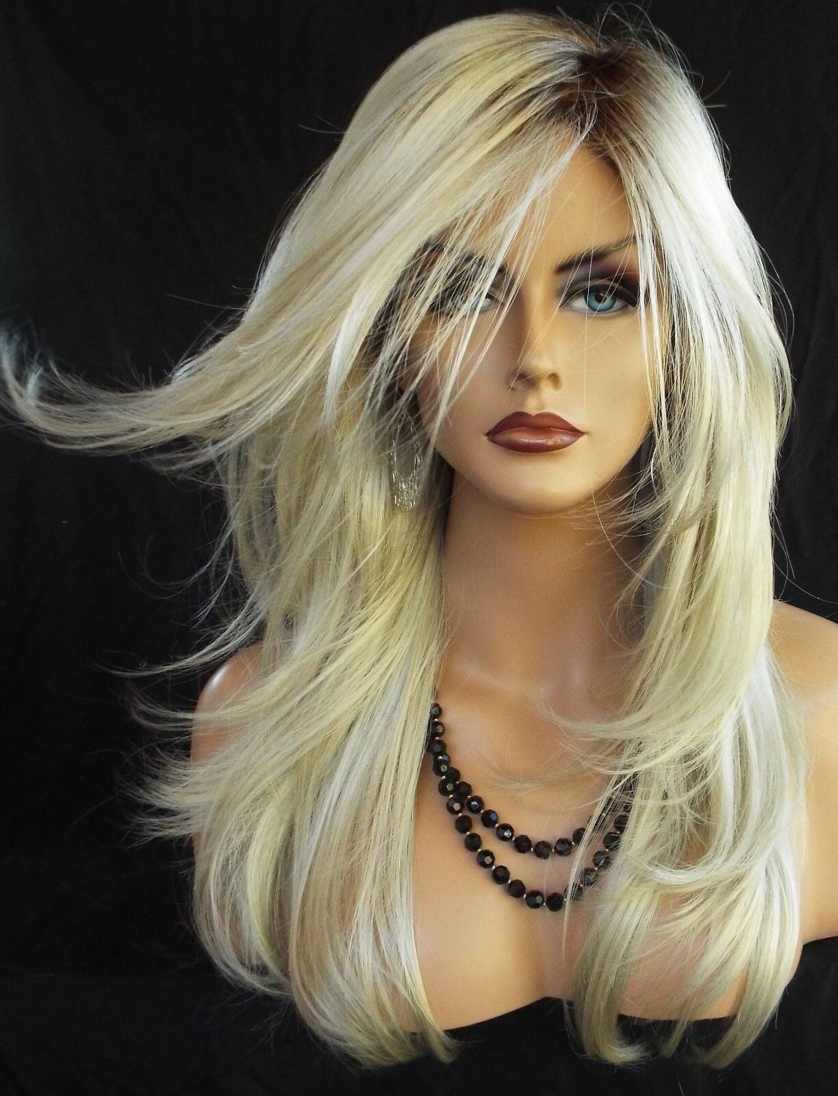 Angelica PM Noriko Wig Partial Mono Long Synthetic Champagne R