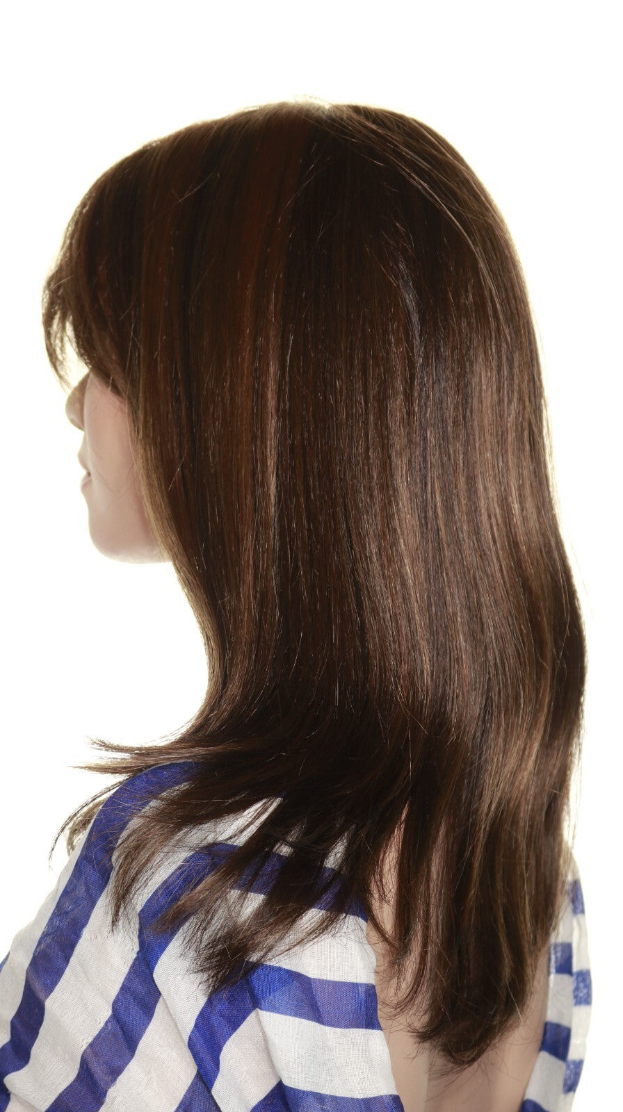 MADISON MONOTOP WIG BY ENVY | MEDIUM BROWN | SOPHISTICATED STYLE - Display - 3