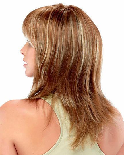 Angelique O'Solite Open Cap Wig - Layered Synthetic Hair, Custom Color Options