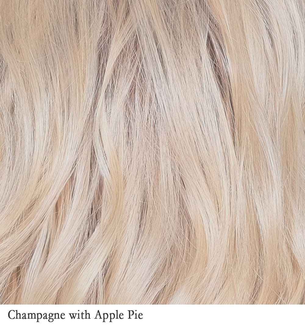 Lace Front Mono Top Bangs 19 by Belle Tress - Heat-Friendly Lace Front Topper