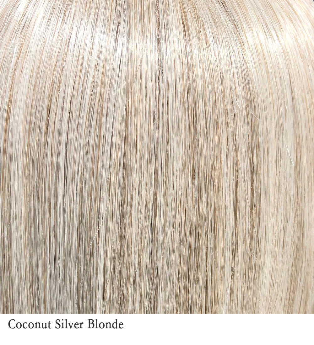 Lace Front Mono Top Bangs 19 by Belle Tress - Heat-Friendly Lace Front Topper