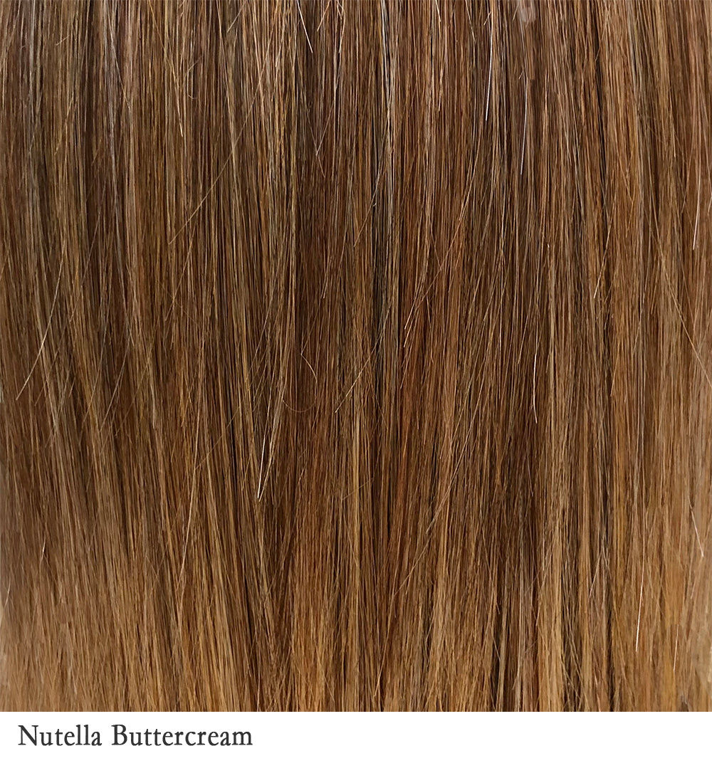 Lace Front Mono Top Bangs 19 by Belle Tress - Heat-Friendly Lace Front Topper