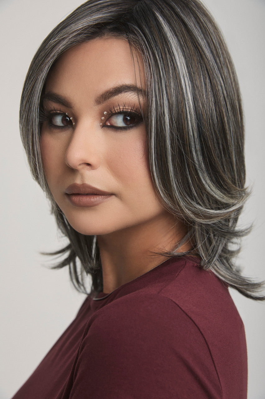 Mika Wig by Rene of Paris - Extended Lace Front Partial Mono Part Heat Friendly