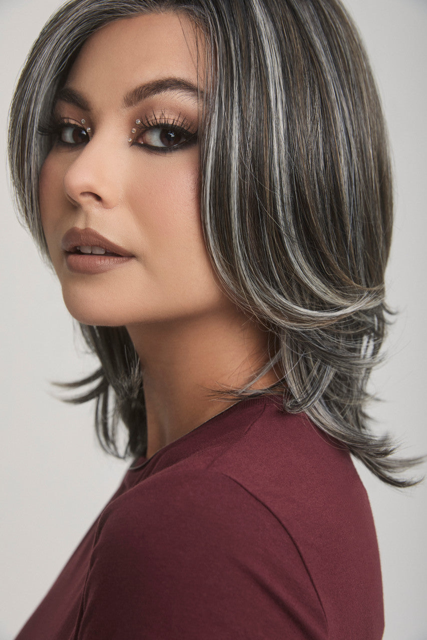 Mika Wig by Rene of Paris - Extended Lace Front Partial Mono Part Heat Friendly