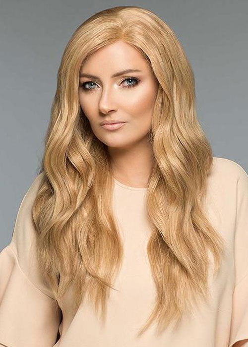 Amber II H/T | 105A | Wig Pro | Human Hair Mono-top - Front view