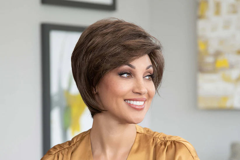 Chantel Wig by Envy | Layered Bob Open Top Lightweight Synthetic