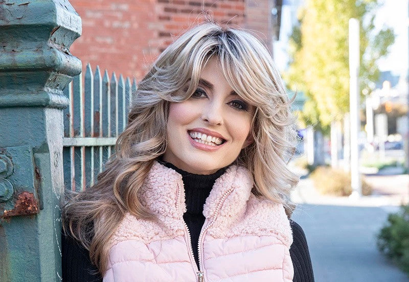 Christine | Envy Wigs | Monopart  front view -3