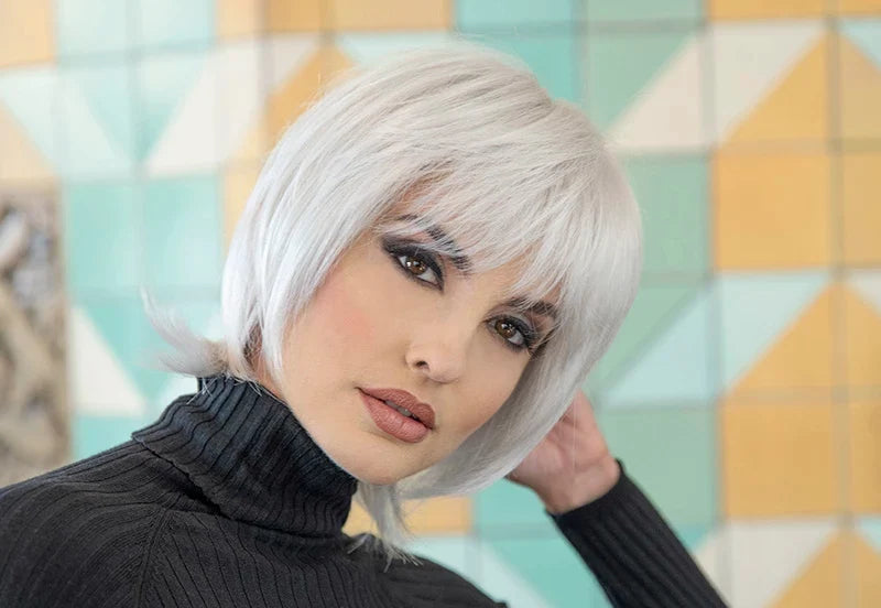Jane | Envy | Hand-Tied Lace Front | Short Shag | Synthetic