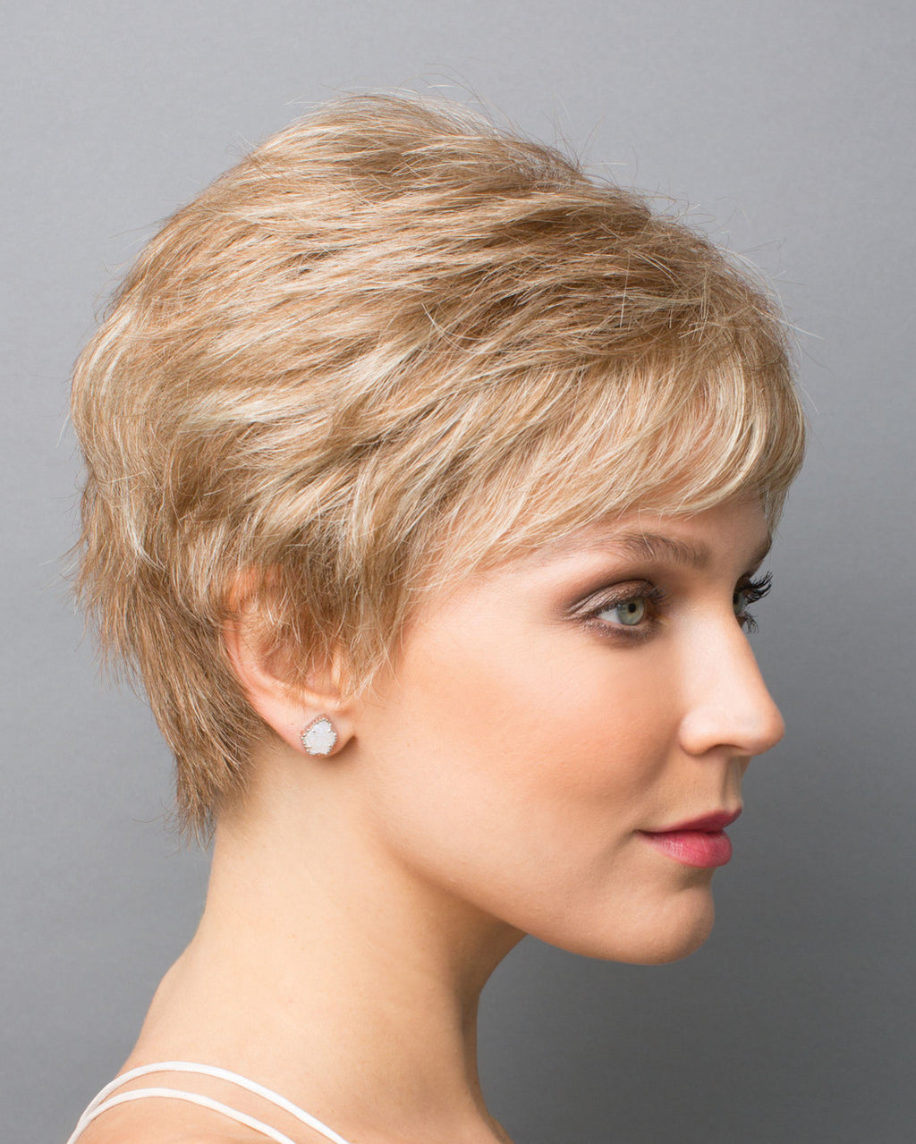 Zoe synthetic wig by Rene of Paris side view 1