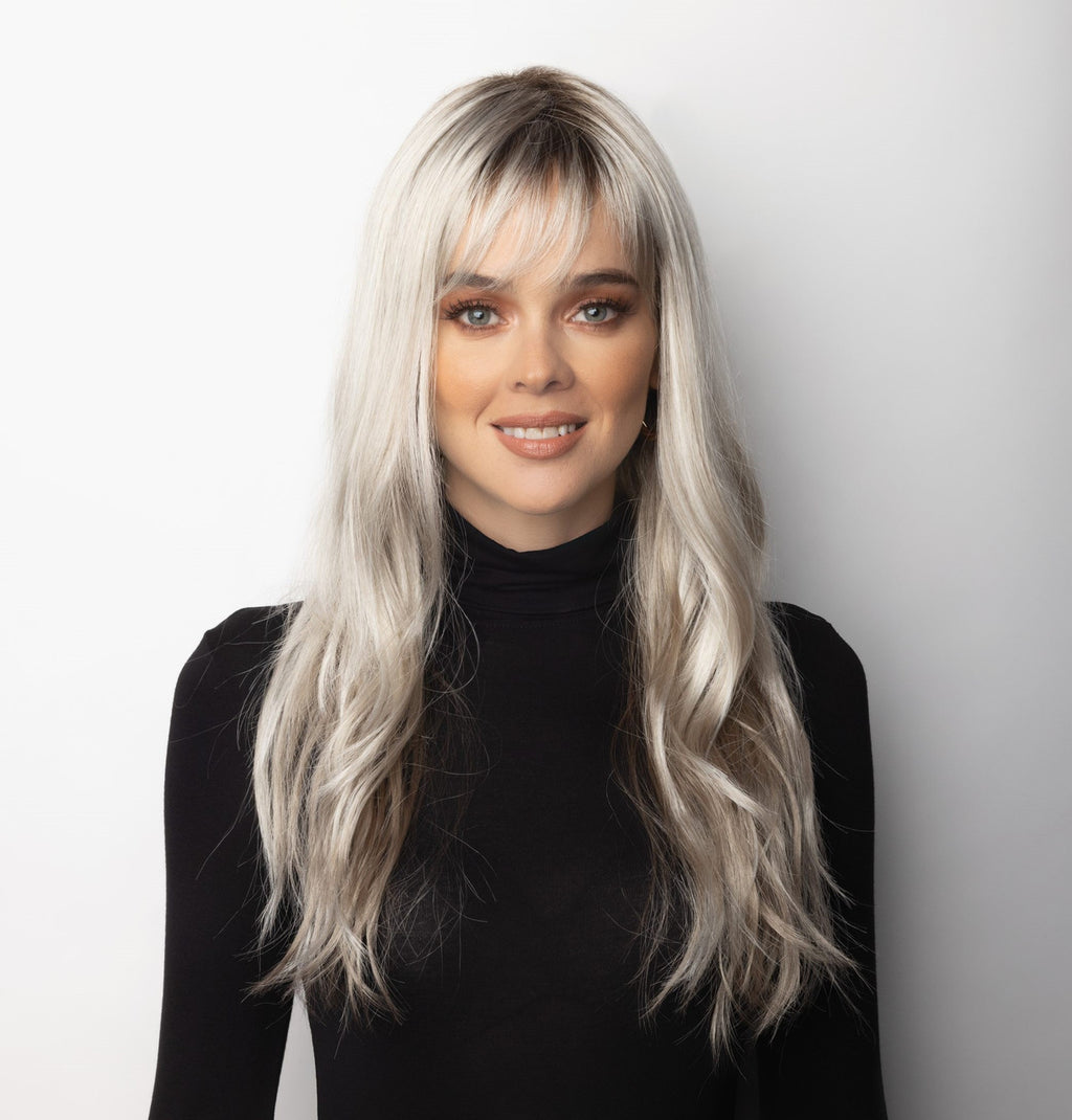 Wren | Rene of Paris Wigs |  Classic Cap | Long Wavy front view 2