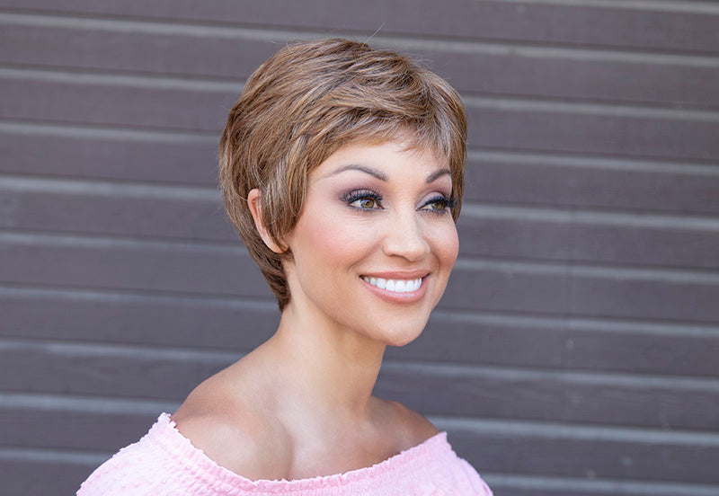 Destiny | Envy | Mono Top Hand-Tied | Short Pixie | Human Hair Blend