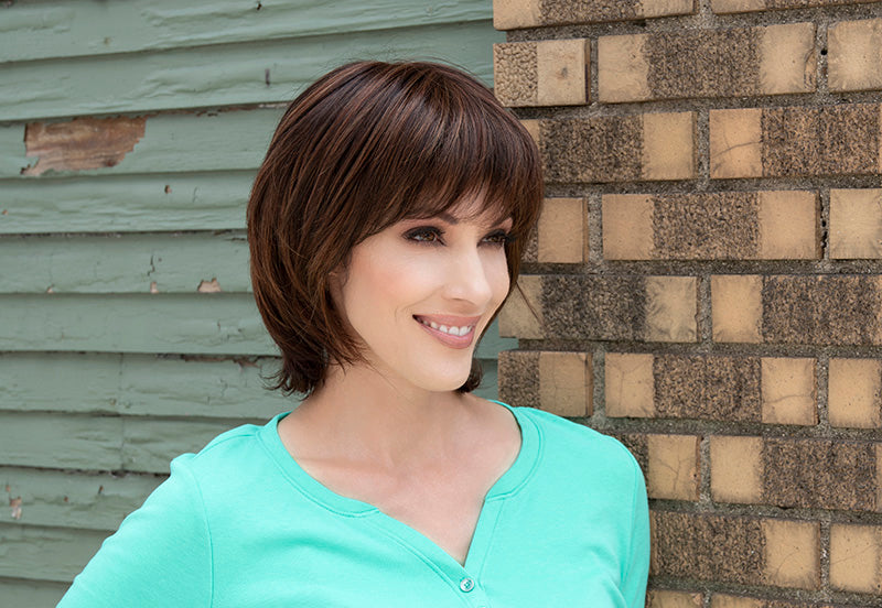 Grace | Envy | Hand-Tied Mono Top | Medium Layered | Human Hair Blend