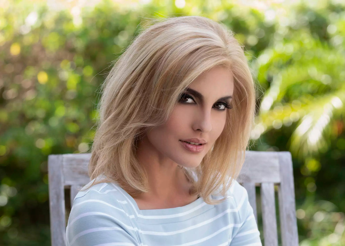 Hannah | Envy | Lace Front Mono Top Hand-Tied | Medium | Human Hair