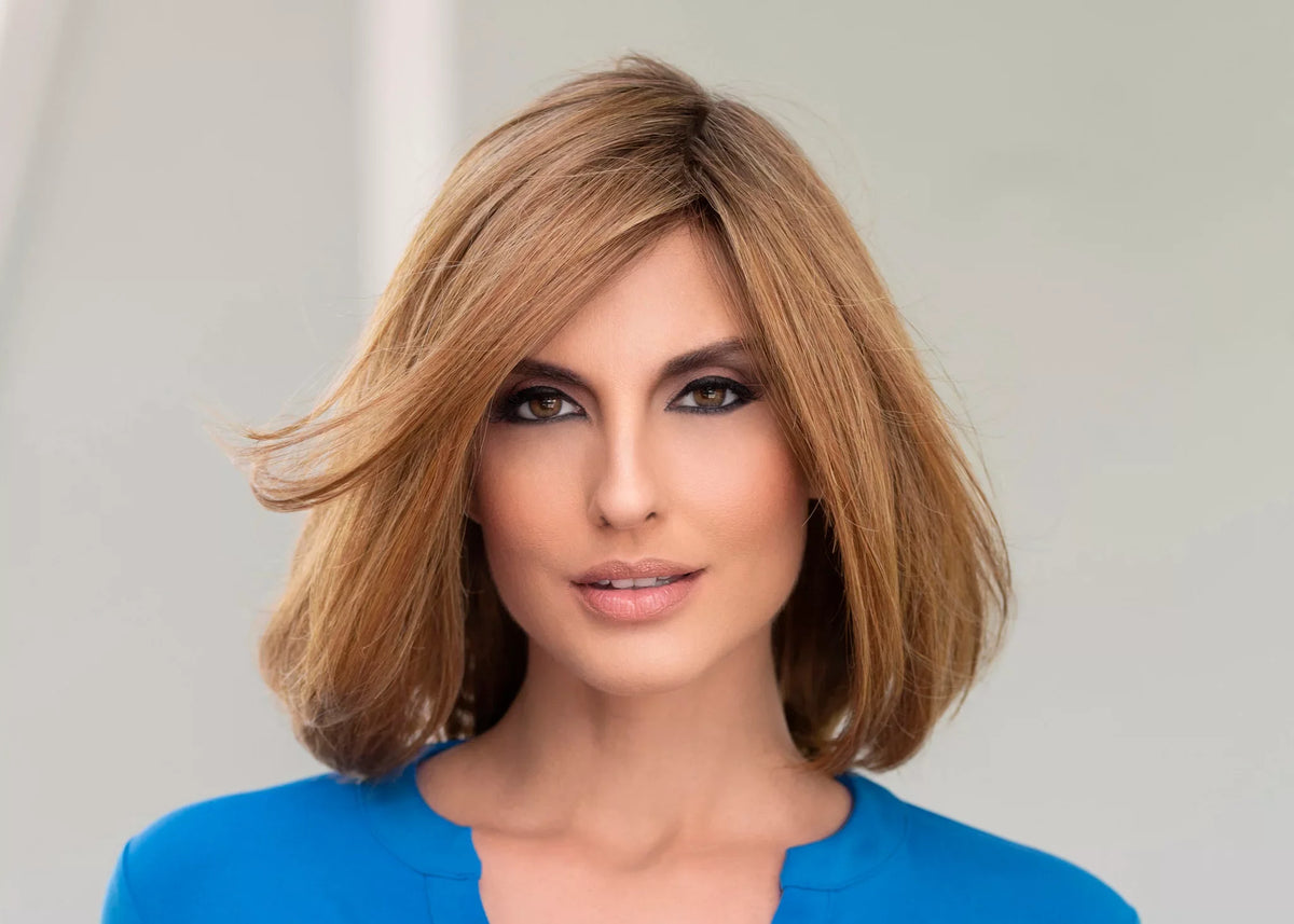 Lynsey | Envy | Lace Front Mono Top Hand-Tied | Medium Bob | Human Hair Blend