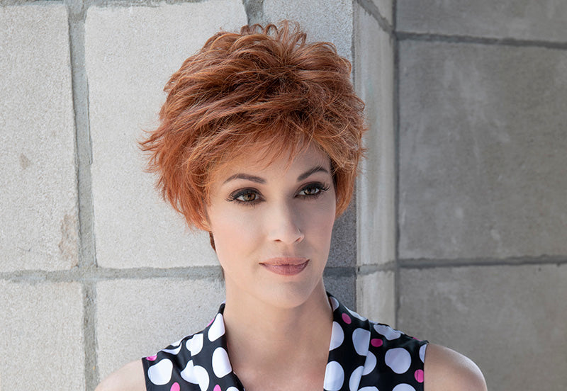 Olivia | Envy | Open Top | Short Layered | Human Hair Blend