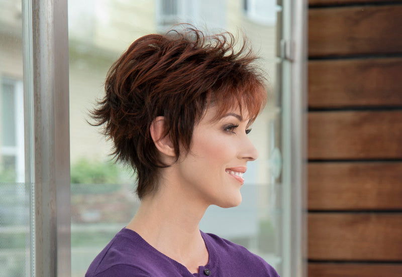 Ophelia | Envy | Open Top | Short Pixie | Human Hair Blend