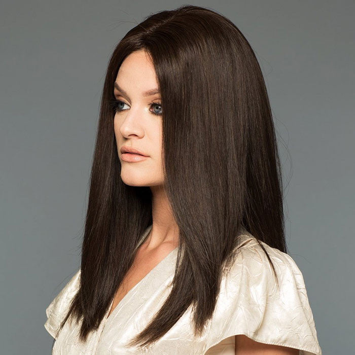 Alexandra Special Lining | 104SL | Wig Pro | Human Hair Mono-top - Side View