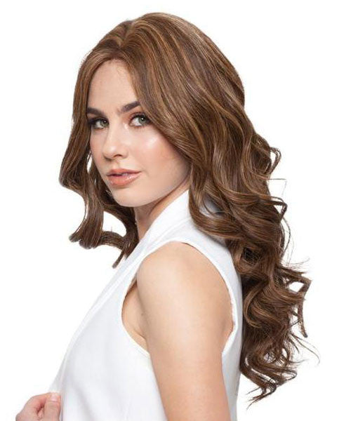 Amber SL | 105SL | Wig Pro | Human Hair Mono-top - Side view