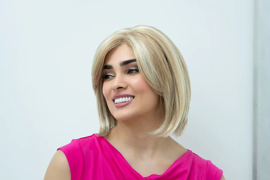 Kimberly Wig by Envy - Lace Front Mono Top Hand Tied Bob Synthetic