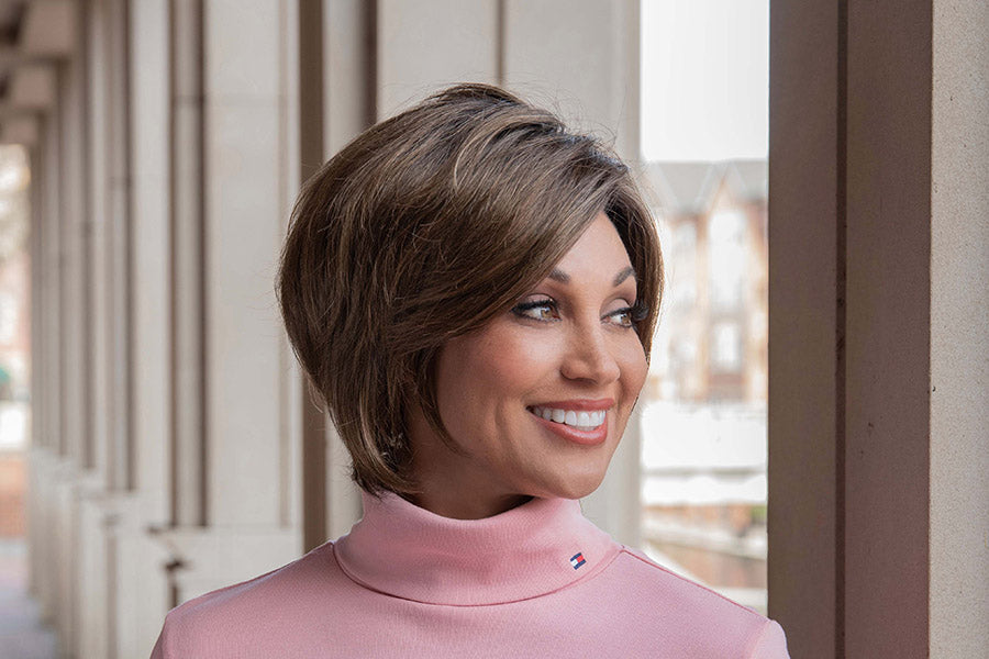 Juliet | Envy | Lace Front Mono Part | Medium Bob / Shag | Synthetic