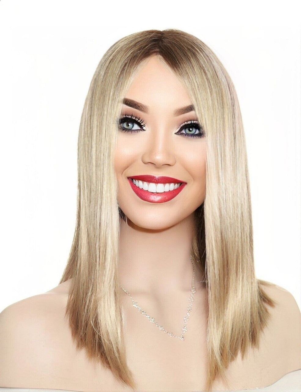 Selena Wig by Jon Renau - Lace Front Mono Top Long Bob Synthetic 12FS8
