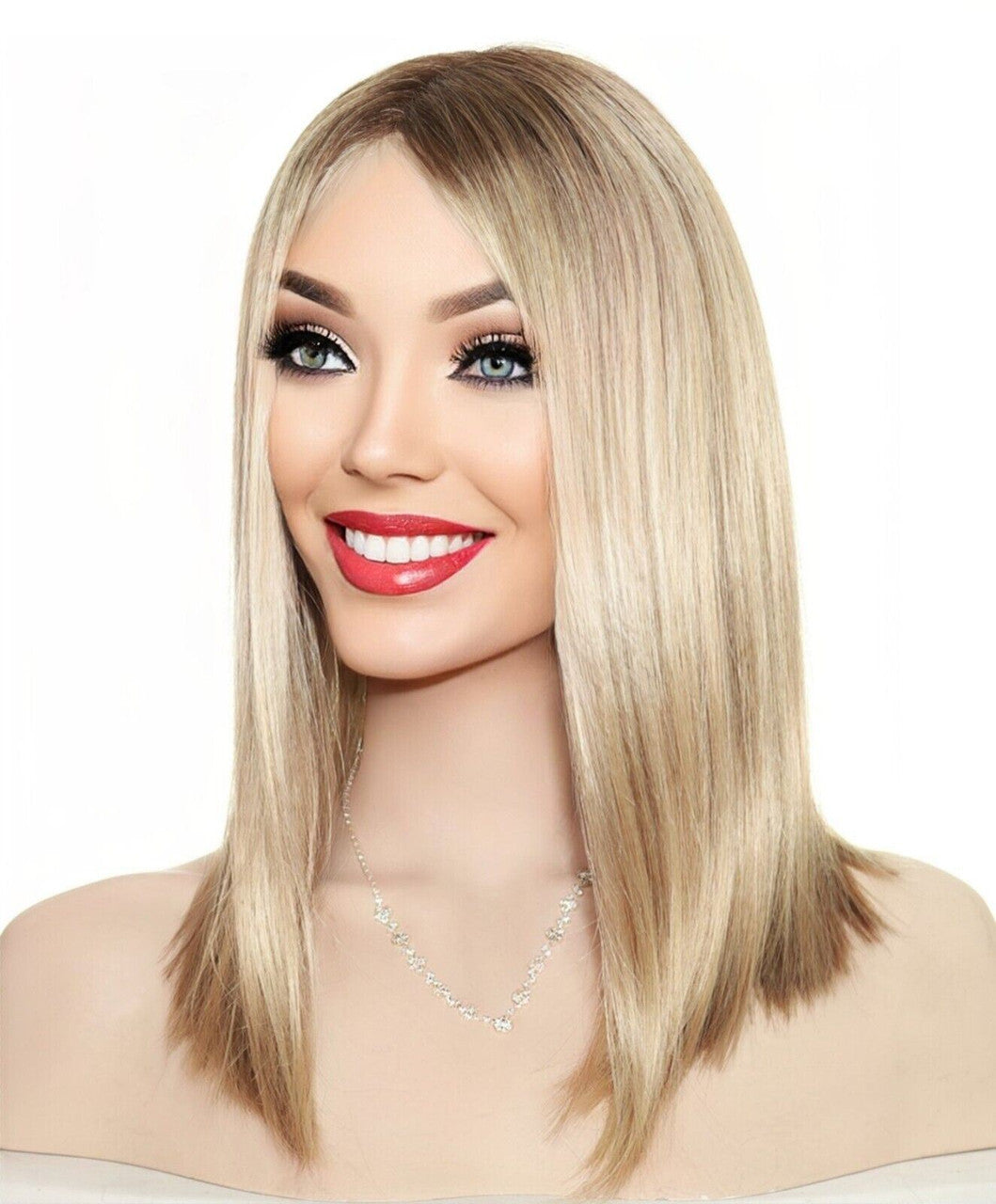 Selena Wig by Jon Renau - Lace Front Mono Top Long Bob Synthetic 12FS8