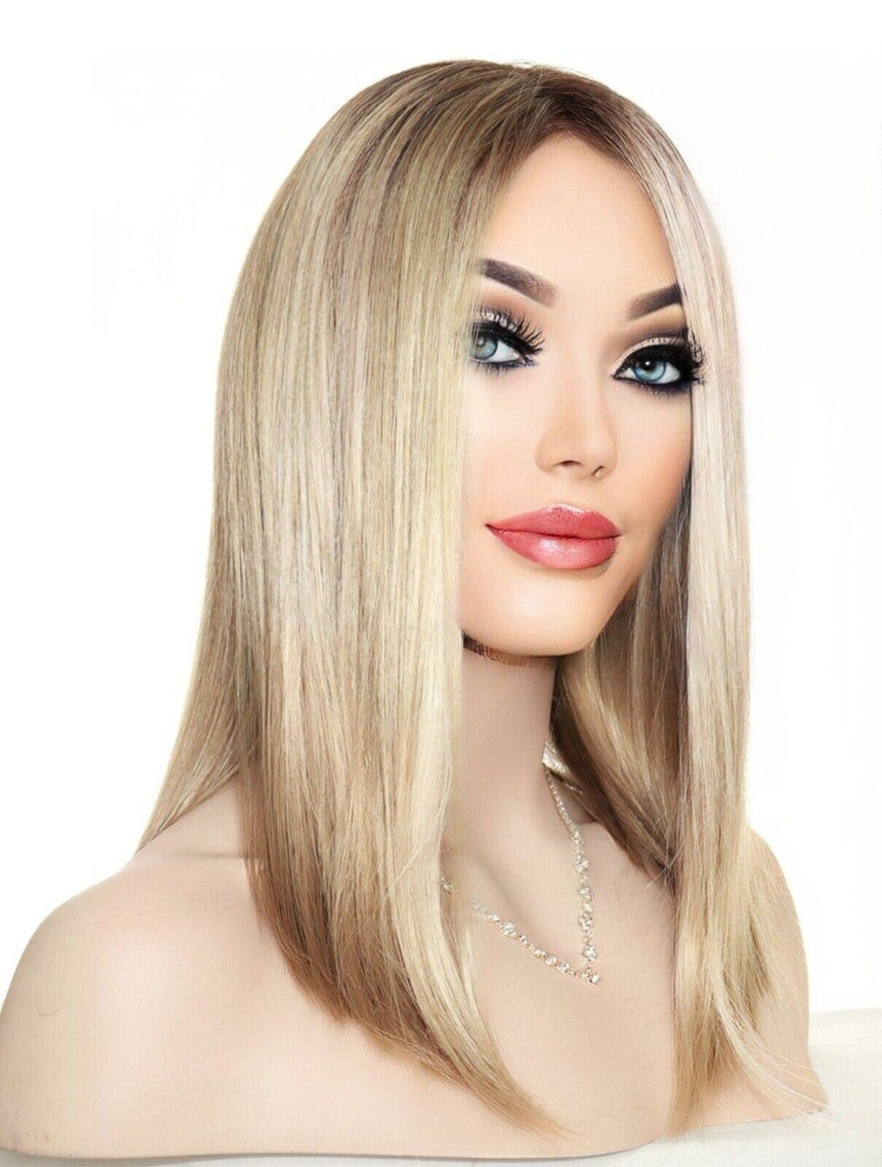 Selena Wig by Jon Renau - Lace Front Mono Top Long Bob Synthetic 12FS8