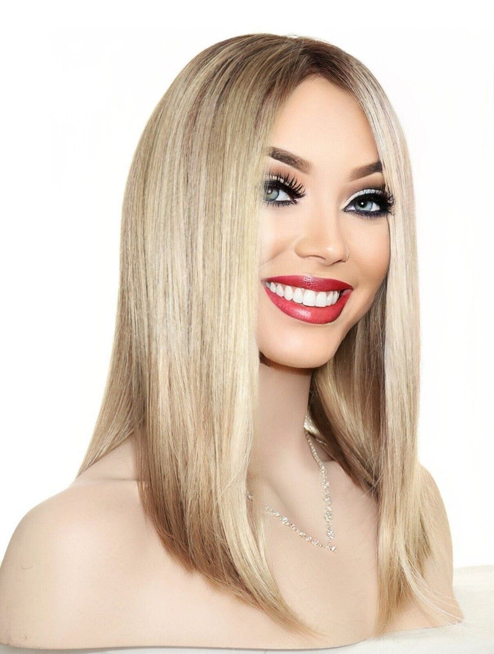 Selena Wig by Jon Renau - Lace Front Mono Top Long Bob Synthetic 12FS8