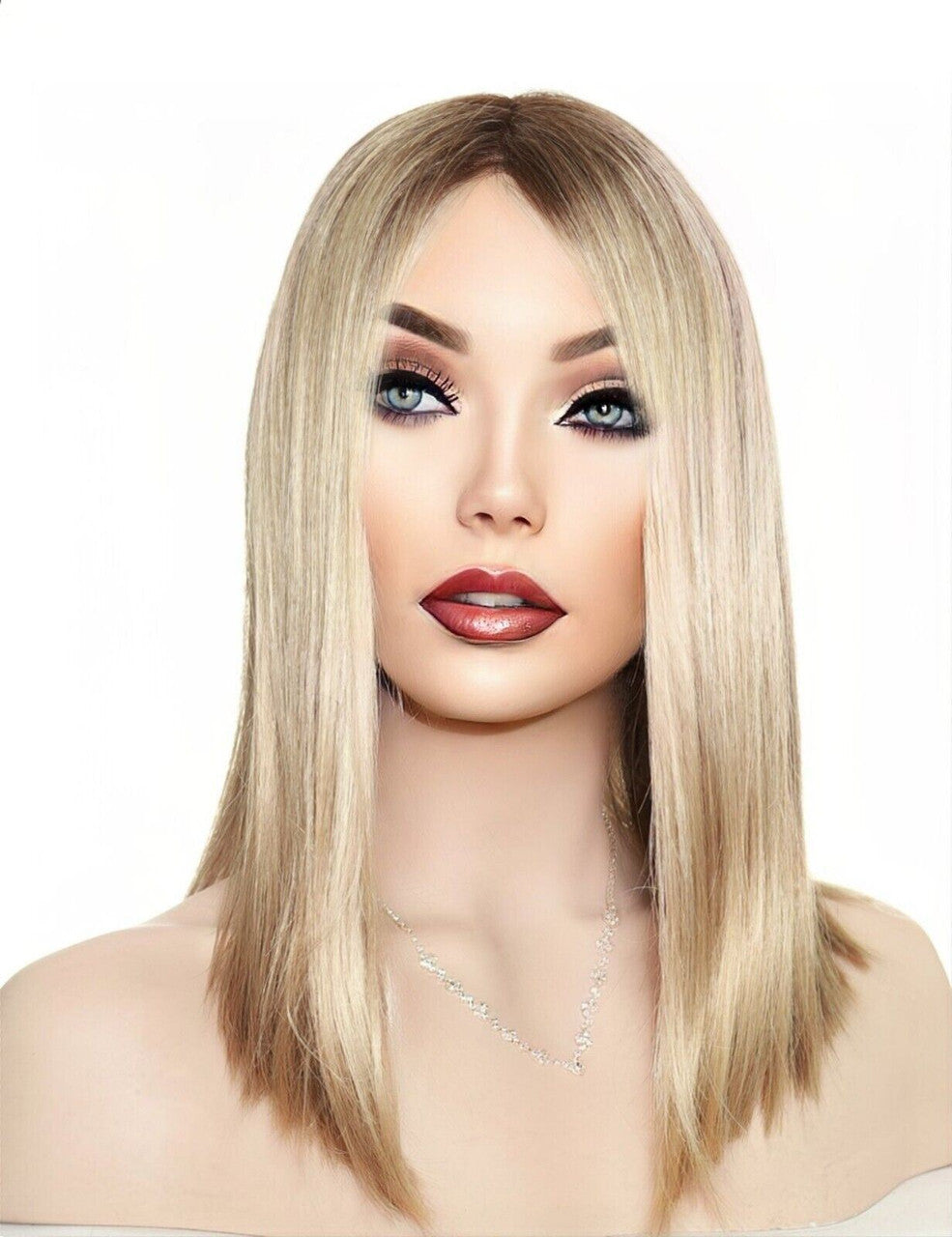 Selena Wig by Jon Renau - Lace Front Mono Top Long Bob Synthetic 12FS8