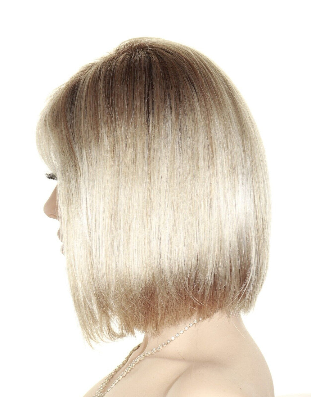 Mariah | Bob with Bangs | Classic Cap Synthetic Wig | Color 10.613GR