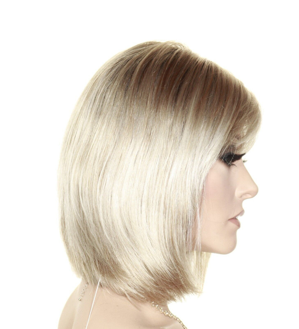 Mariah | Bob with Bangs | Classic Cap Synthetic Wig | Color 10.613GR