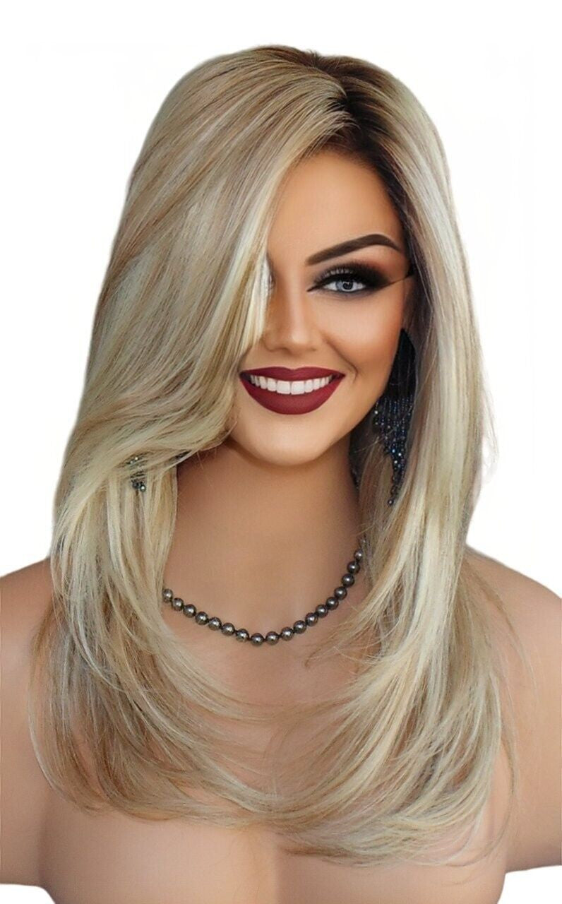 SCENE STEALER Synthetic Wigs | COLOR SHADED BISCUIT ROOTED BLOND -12