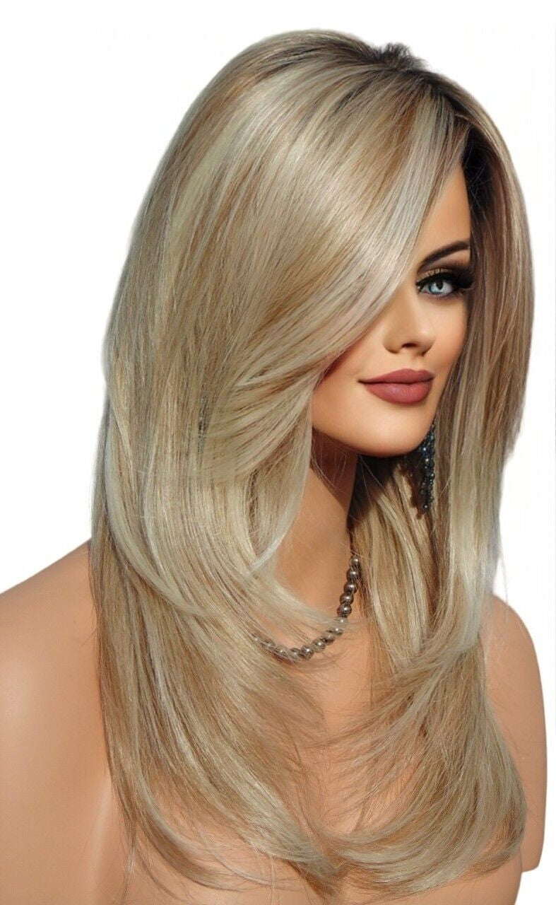 SCENE STEALER Synthetic Wigs | COLOR SHADED BISCUIT ROOTED BLOND -13