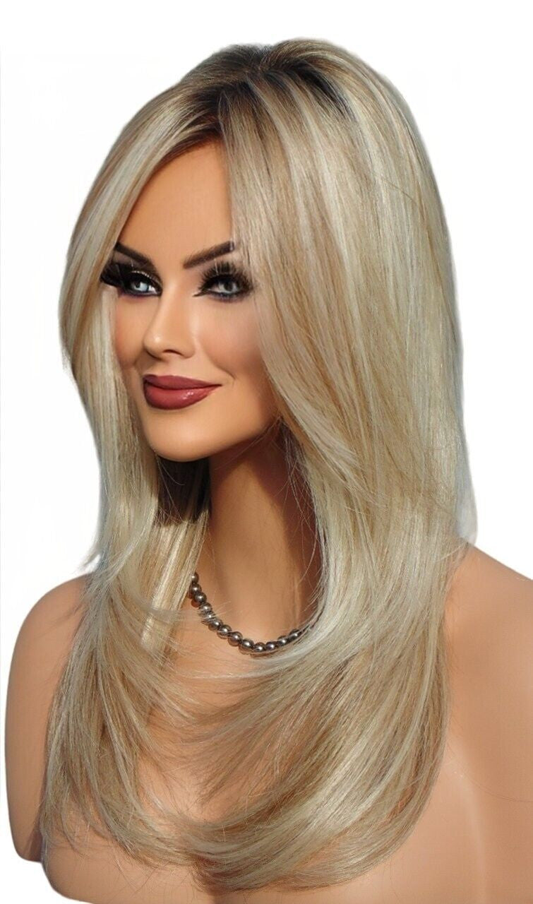 SCENE STEALER Synthetic Wigs | COLOR SHADED BISCUIT ROOTED BLOND -3