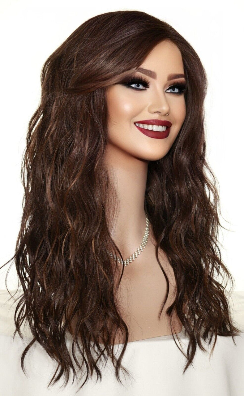Brooklyn | Alexander Couture Wig  | Lace Front/Part | Coffee Latte  Heat OK 5