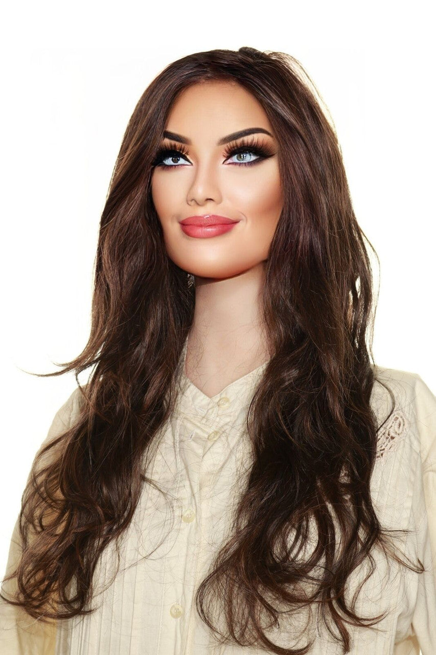 RYLEE Wig RENE OF PARIS Ginger Brown NEW STYLE, Lace Front, Mono Part -6