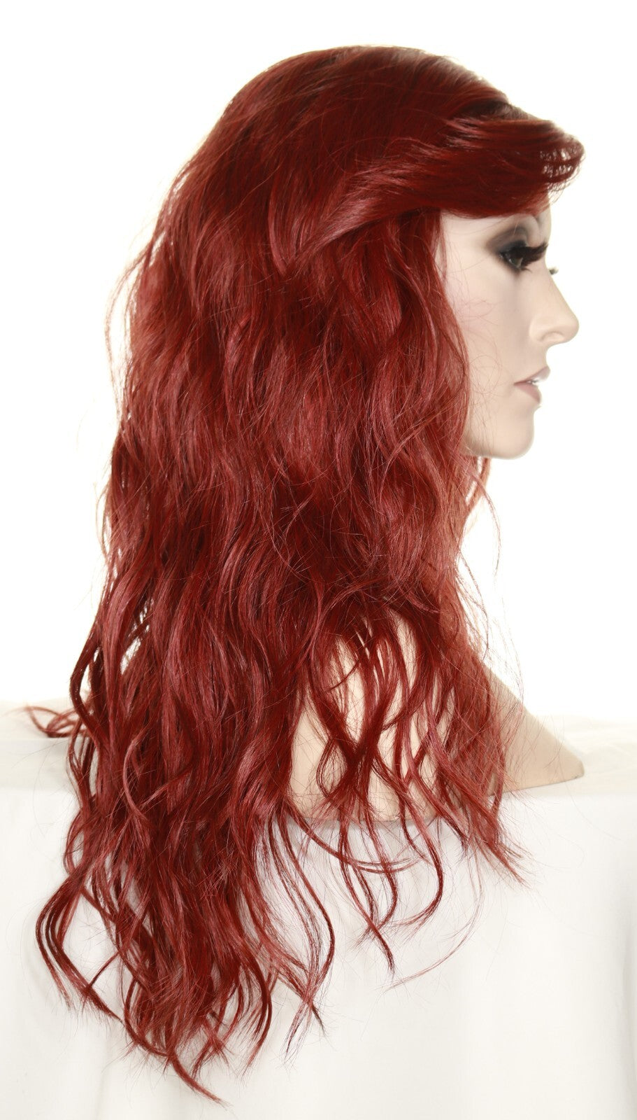 Brooklyn Alexander Couture Wig Lace Front Long Wavy Henna Red