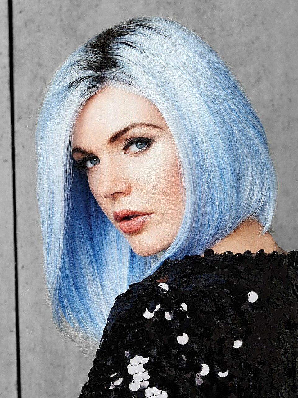 OUT OF THE BLUE HEAT SAFE WIG ROOTED  DARLING SEXY HOT US SELLER 2036-2