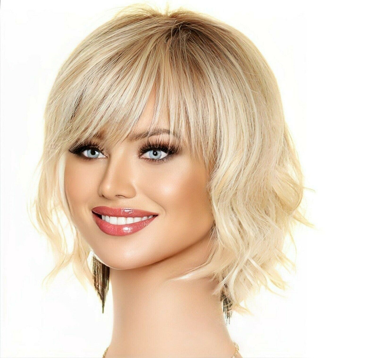 New Wave Heat Friendly | Tressallure | Monotop | Lace Front |Color 24.102R12 - 4