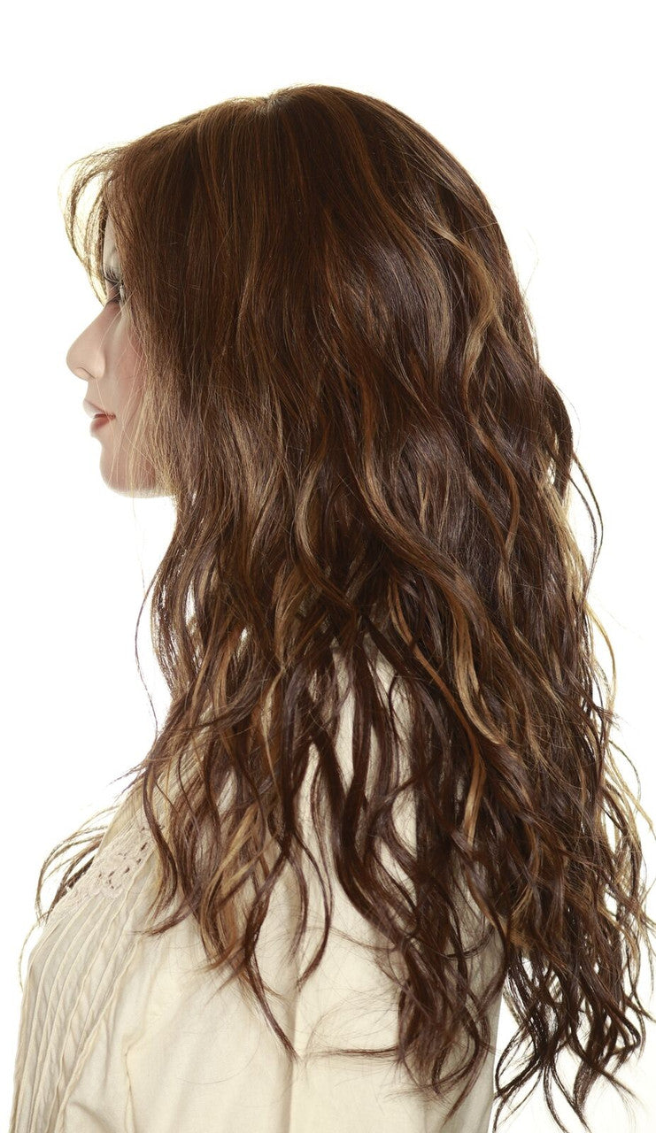 Brooklyn | Alexander Couture Wig  | Lace Front/Part | Marble Brown  Heat OK-5