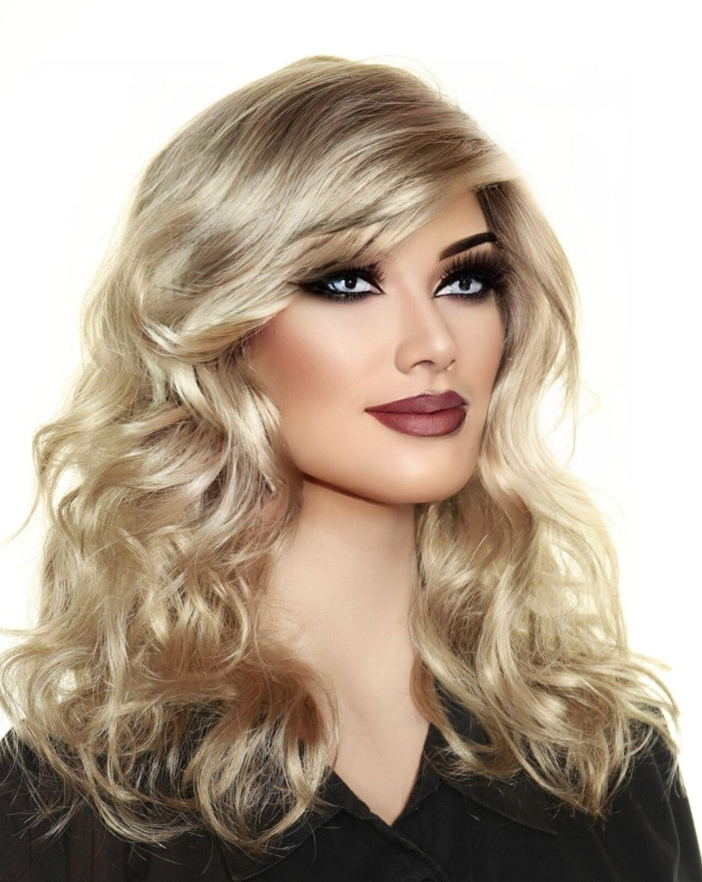 Hollywood | Designer Series Wigs | Lace Front Synthetic Wig | Butternut
