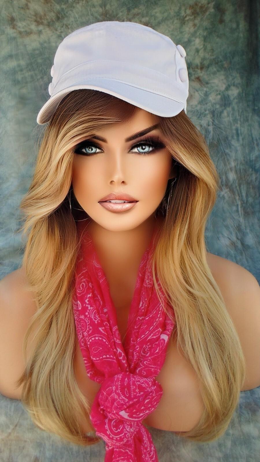 Angelica Wig Noriko Rene of Paris | Long Layered Synthetic | Blond Banana Split-
