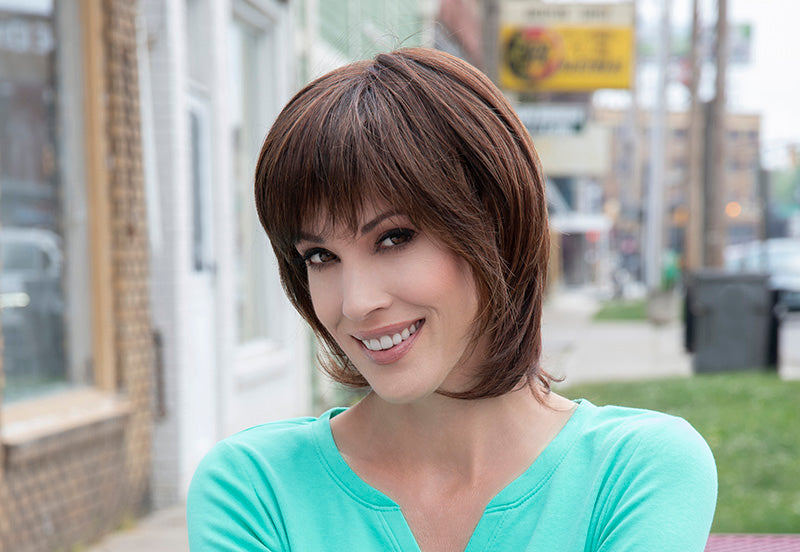 Grace | Envy | Hand-Tied Mono Top | Medium Layered | Human Hair Blend