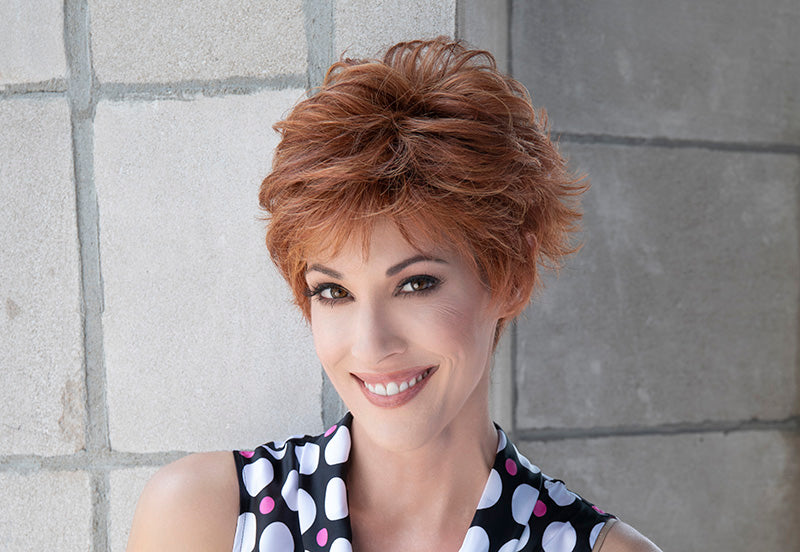 Olivia | Envy | Open Top | Short Layered | Human Hair Blend