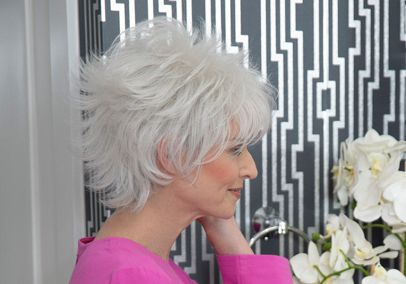 Aria | Envy | Open Top | Short Pixie / Shag | Human Hair Blend