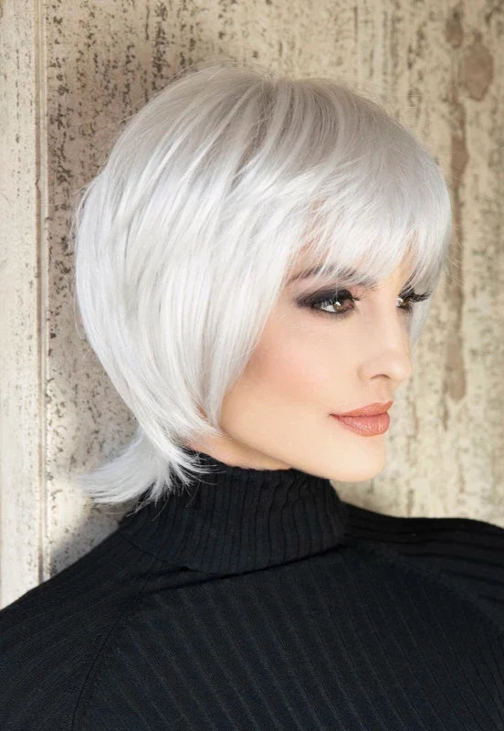 Jane | Envy | Hand-Tied Lace Front | Short Shag | Synthetic